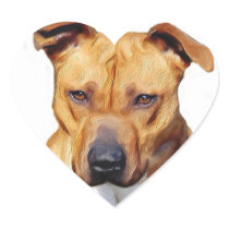 Pitbull Terrier Stickers