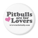 Pitbulls sind für Liebhaber Magnet - Pink und Grau