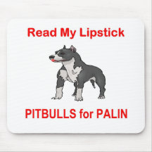 Pitbulls for Palin, Sarah Palin Mousepads