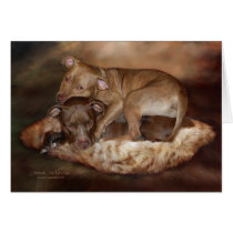 Pitbulls - The Softer Side ArtCard