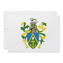 Pitcairn Islands Coat of Arms Custom Invite