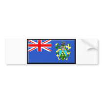Pitcairn Islands Flag bumper stickers by jacinto888 Pitcairn Islands Flag bumper stickers