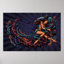 Pitch Black Kiss Prints posters