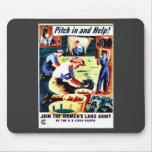 Pitch In And Help Mouse Pads
