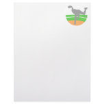 Pitcher in silhouette personalized letterhead