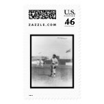 Pitcher Mathewson Giants Baseball 1910 Postage Stamps