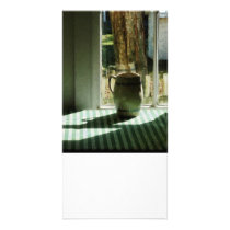 Pitcher Near Window Customized Photo Card