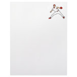 Pitcher red white letterhead design