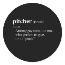 PITCHER T-SHIRT / Gay Slang T-shirt stickers