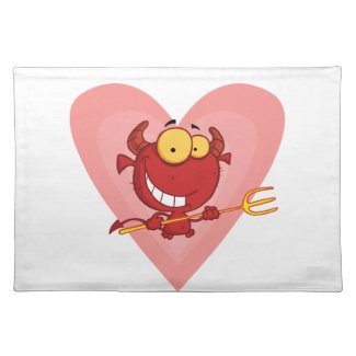 Pitchfork Devil Love Placemats
