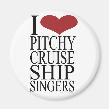 Pitchy Singers Rule Refrigerator Magnet