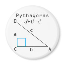 Pithagoras Theorem Fridge Magnets
