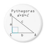 Pithagoras Theorem Fridge Magnets