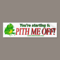 Pithed Frog (bumper) bumper stickers
