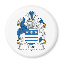Pitt Family Crest magnets