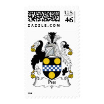 Pitt Family Crest Stamps