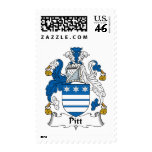 Pitt Family Crest postage