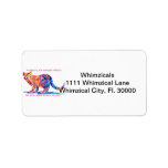 Pitter Patter of Little Cat Feet Personalized Address Label