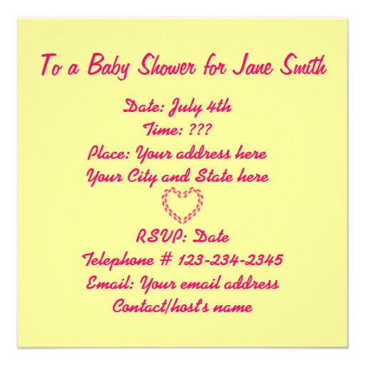 Pitter patter of little feet foot prints(Pink) Custom Announcements