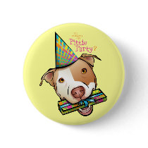 Pittie Party buttons by HardtGraphicArdts Pittie Party buttons