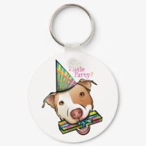 Pittie Party keychains