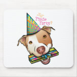 Pittie Party Mouse Mat