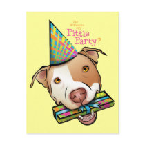Pittie Party postcards by HardtGraphicArdts Pittie Party postcards