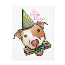 Pittie Party postcards by HardtGraphicArdts Pittie Party postcards