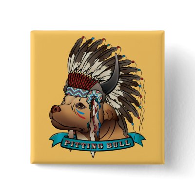 Pitting Bull Pinback Buttons by HardtGraphicArdts