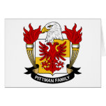 Pittman Coat of Arms / Family Crest Cards
