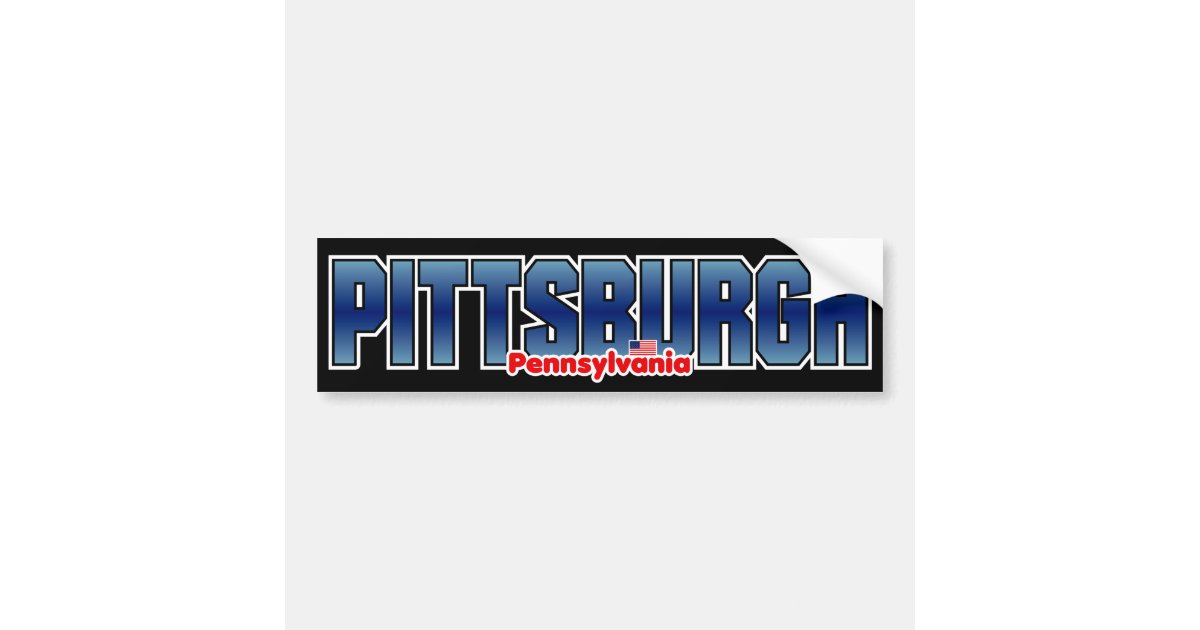 Pittsburgh Bumper Bumper Sticker Zazzle