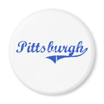 Pittsburgh City Classic Refrigerator Magnet