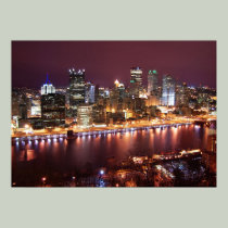 Pittsburgh Cityscape posters
