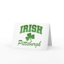 Pittsburgh Irish Greeting Card by irish_shirts Pittsburgh Irish Greeting Card