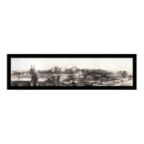 Pittsburgh, PA Skyline Photo 1907 posters by lc_panoramicphotos Pittsburgh, PA Skyline Photo 1907 posters