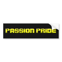 Pittsburgh Passion Bumper Sticker