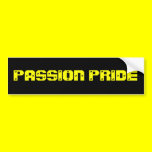 Pittsburgh Passion Bumper Sticker bumper stickers