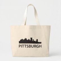 Pittsburgh Skyline Canvas Bag