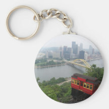 Pittsburgh Skyline Key Chain