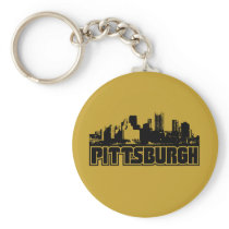 Pittsburgh Skyline Keychain