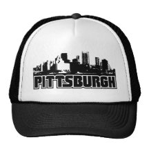 Pittsburgh Skyline Mesh Hat