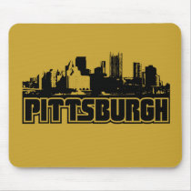 Pittsburgh Skyline Mouse Pads