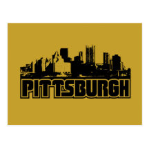 Pittsburgh Skyline Post Card