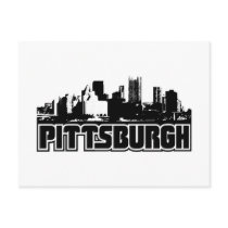Pittsburgh Skyline postcards by TurnRight Pittsburgh Skyline postcards