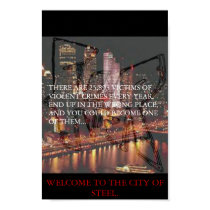 PITTSBURGH - THE CITY OF STEEL posters