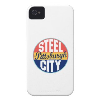 Pittsburgh Vintage Label ID iPhone 4 Covers