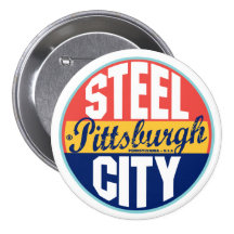 Pittsburgh Vintage Label Pins