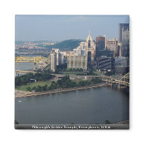 Pittsburgh's Golden Triangle, Pennsylvania, U.S.A. Fridge Magnet
