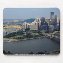 Pittsburgh's Golden Triangle, Pennsylvania, U.S.A. Mousepad