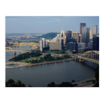 Pittsburgh's Golden Triangle, Pennsylvania, U.S.A. postcards